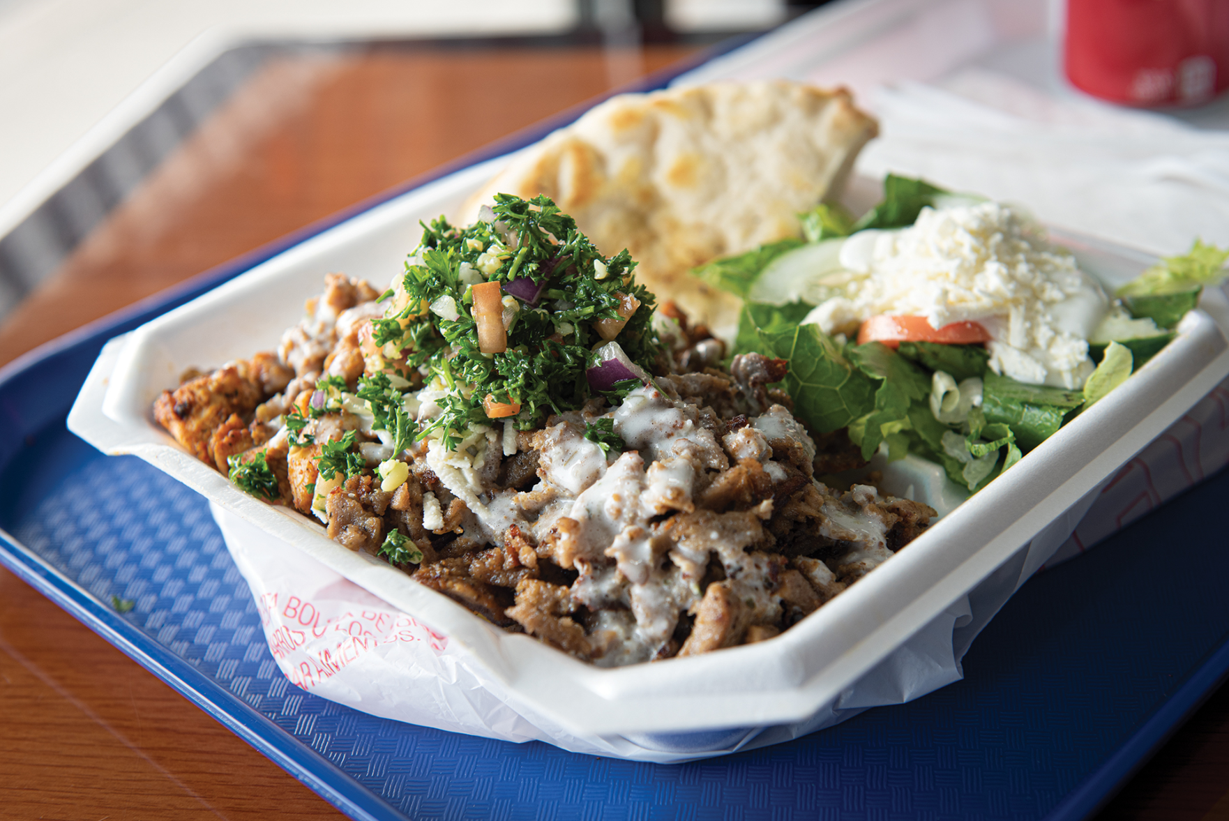 Cheap Eats: Fattoush Café — Combo Shawarma — $11
